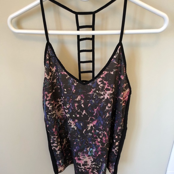lululemon athletica Tops - Lululemon Flowy Flowered Tank lululemon athletica Tops - Lululemon Flowy Flowered Tank